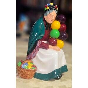 The Old Balloon Seller- H1315 Royal Doulton 1930-1940 Pristine condition 7 3/4"H